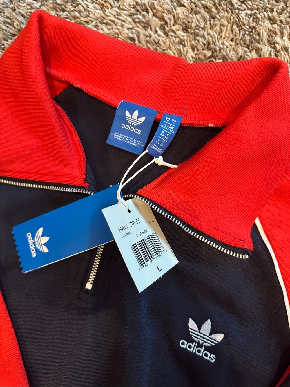 Addidas half zip top - Picture 2 of 2